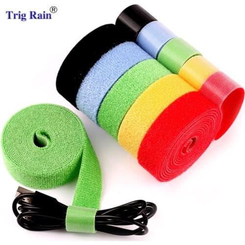 Cable Organizer Bobbin Winder Magic Wire Ties Cable Management Marker Holder tape Lead Straps For Computer