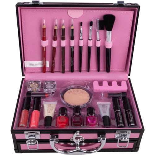 Professional Makeup Set Box Suitcase Makeup Kit Lipstick Makeup Brushes Nail Polish Set Cosmetic For Makeup Eyeshadow Palette