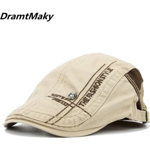 Adjustable Beret Caps Outdoor Sun Breathable Bone Brim Hats Womens Mens Herringbone Solid Flat Berets Cap Hat casquette gorras