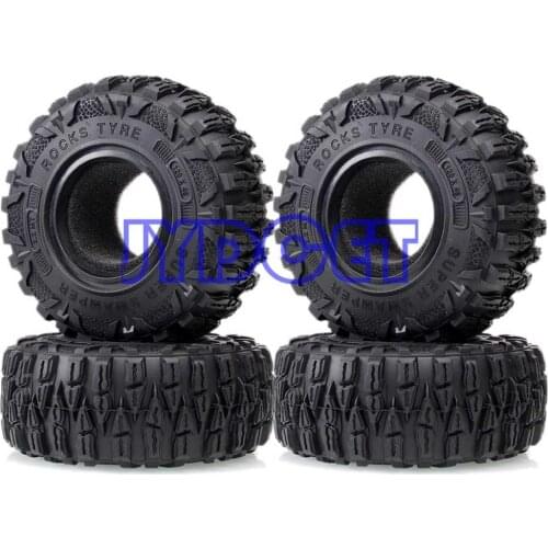 2.2" Super Swamper Rocks Tyre 120MM AX-6021For 1:10 RC SCX10 90046 D90 CC01 TRX4 Traxxas TRX-4 Tamiya CC01 MST jimny RC4WD