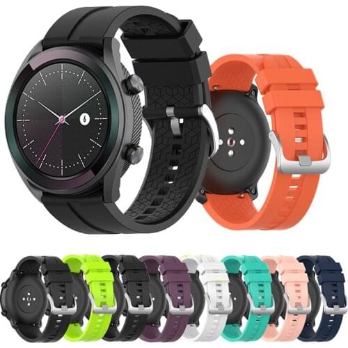 20mm 22mm Universal Silicone Strap For Amazfit Gtr Xiaomi Amazfit Gtr 47mm Samsung Galaxy Watch Gear S3 Active Watchband
