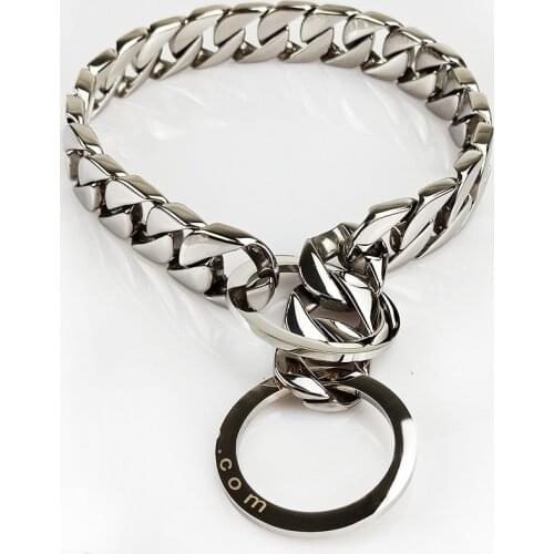 High Quality Pet Products Original Gold Big Dog Chain Bullydog Metal Chain Dog Leash Pitbull Collar