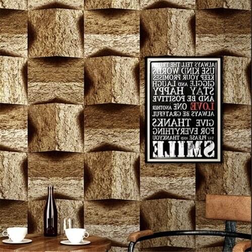 Wellyu Retro personality imitation stone stone stone marble culture stone wallpaper living room bar cafe brick wallpaper