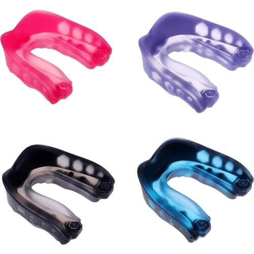 Mouth Guard Piece Case Teeth Protector Football Basketball Soccer Boxing MMA