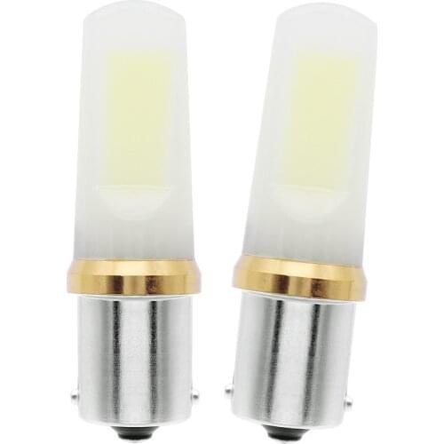 1pcs Sapphire LED 12V 24V Car Backup Reverse Bulb 1156 1157 3157 BA20D H7 H4 COB Automobile Fog Lamp DRL Light