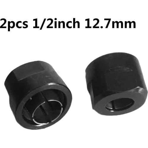 2Pcs Collet Cone Nuts Replacement For Makita 3612Y 3612T 3612C 3612BR 3612CT 3600H Router Planer Parts