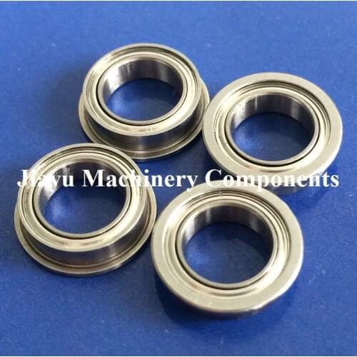 Free Shipping 50 PCS MF115ZZ Flanged Bearings 5x11x4 mm Flange Ball Bearings MF115-2Z