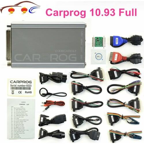 Carprog V10.93 With Keygen Online Programming Car Prog 8.21 & V10.05 More Authorization Car-prog Main Unit/Full Set Free Ship