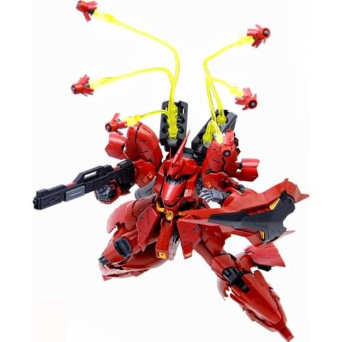 Effects Wings EW Clear Yellow Funnel Effect Parts for RG HGUC 1/144 Sazabi Gundam Model Accessories