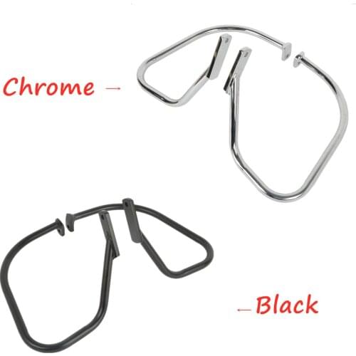 Motorcycle Saddlebag Guard Rail Crash Bar For Harley Softail Heritage Springer FLSTS