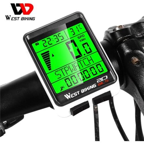 Five languages mountain road bike wireless code meter large screen multi-function interface waterproof speedometer speedometer