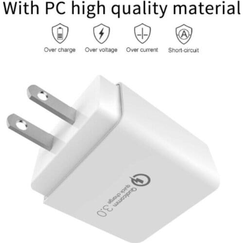 18W USB Type C Wall Charger Quick PD Charge 5V 3A Travel Charger For For Samsung Xiaomi Huawei iPhone