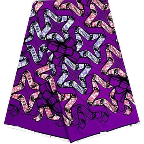 Ankara Fabric African Real Wax Print By The Yard 100%Breathable Cotton Nigerian Style Dress Materials Fabrics For Sewing SP 1450