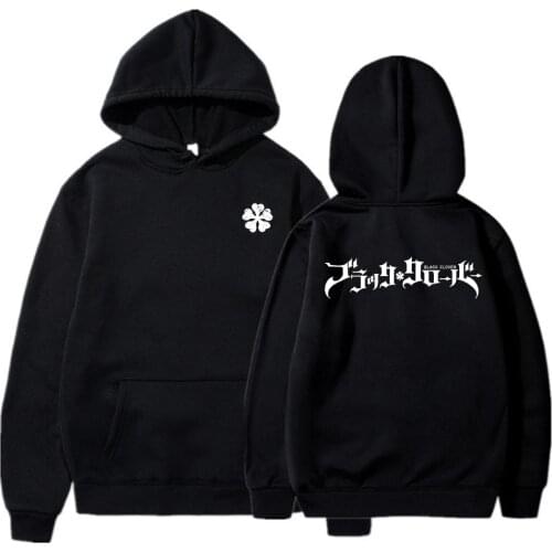 Black Clover Hoody Japanese Style Anime Hoodies Men Women Winter Causal Pullover 2021 Fashion Sweatshirt Harajuku Clothing