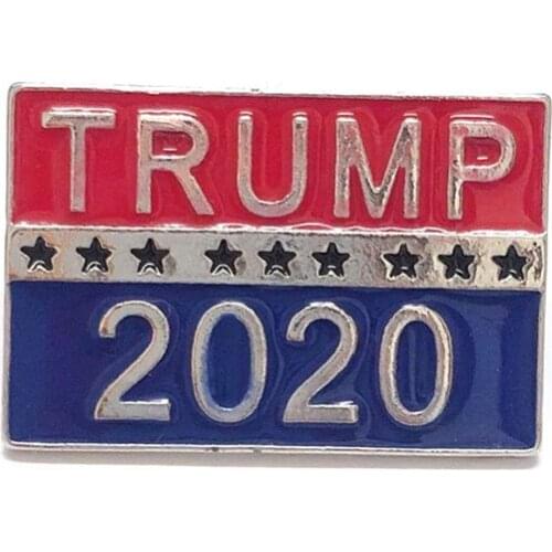 Trump 2020 Pin Republican Campaign Political Brooch America President Badge Politics Election Pins Women Men Jewelry Gift