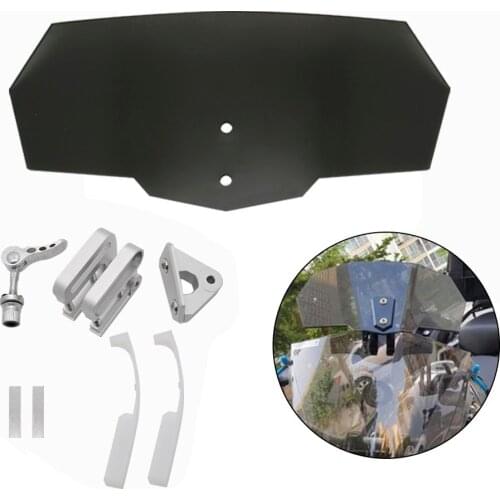 Universal Adjustable Airflow Windscreen Wind Deflector Windshield Motorcycle Parts for Suzuki for Yamaha for Honda