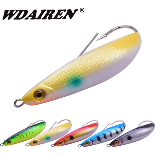 WDAIREN Anti-hitch Snapper Hard Bait 8cm 20g Rotate Spoon Wobblers Winter Sinking Ice Fishing Lures Crankbait Saltwater