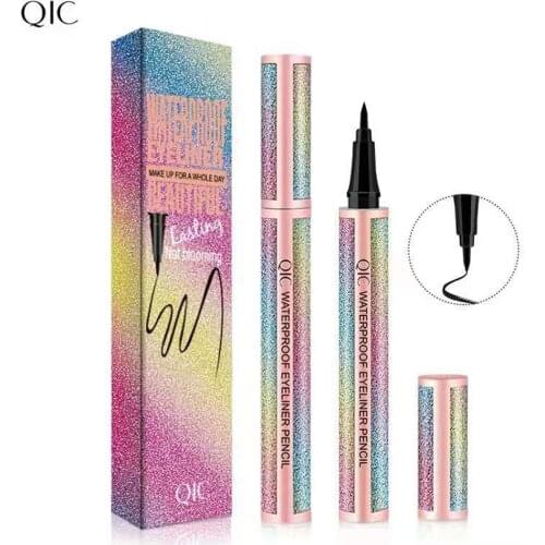 Waterproof Starry Sky Eyeliner Pencil 24 Hours Long-lasting Liquid Black Eye Liner Pen Non-blooming Smooth Eyes Makeup Tools 1ml