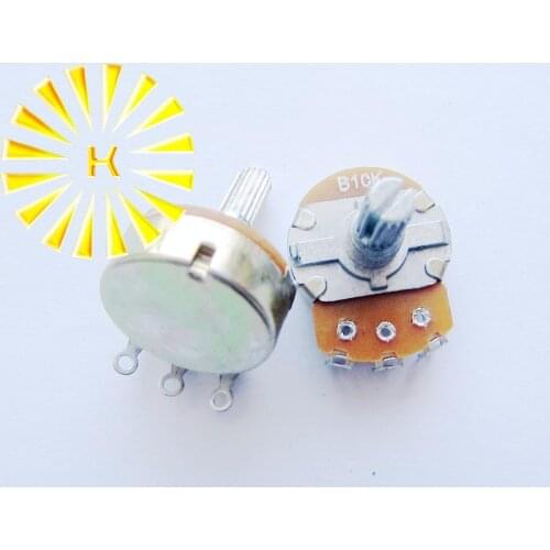 WH138 20MM 1K 2K 5K 10K 20K 50K 100K 250K 500K 2W Single Rotary Carbon Film Potentiometer Pot x 50PCS