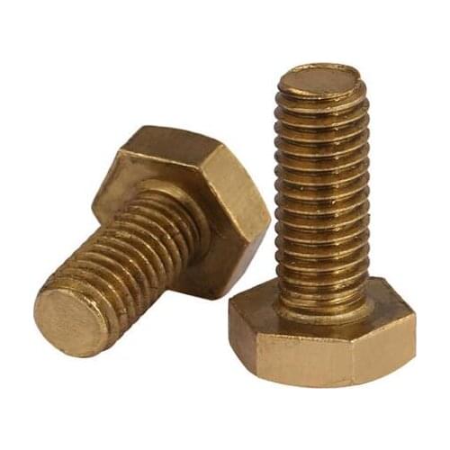 1pcs M8 Copper screw brass hex bolt