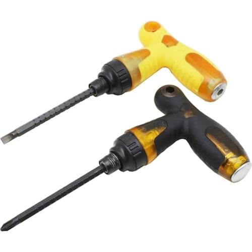 1PC Telescopic Slotted Phillips Drivers Magnetic Bits Adjustable Screwdriver Set Ratchet Wrench Socket Repair Hand Tools