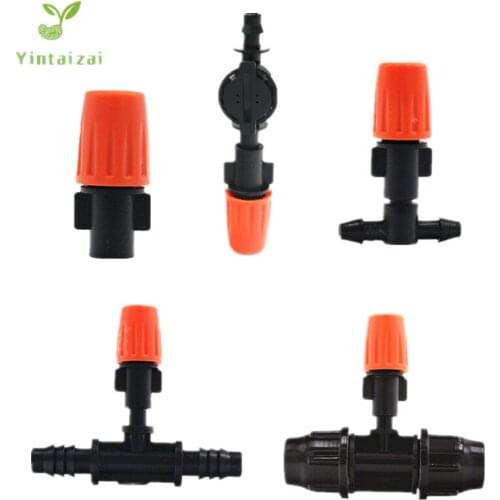 50PCS Misting Sprinkler Adjustable Nozzles For Garden Potted Plant Watering Microsprayer Drip Irrigation Fittings