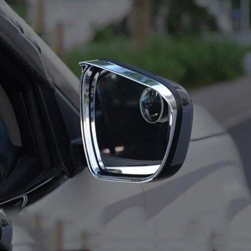 Car Rearview Mirror Rain Eyebrow Covers abs Chrome Decoration for Nissan Terra150 2018 Car Styling accessories