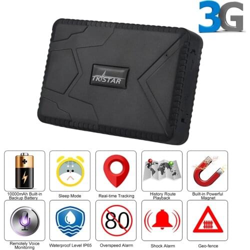 Car GPS Tracker TK915 With 80 days 3G Standby IPX 68 Waterproof Magnet Realtime GPS Locator Car Tracker Shock Alarm Free APP