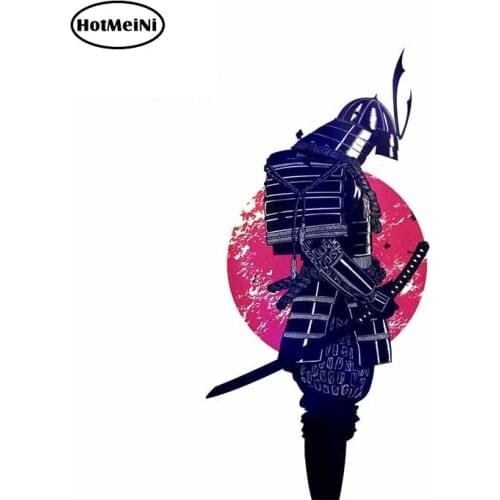 HotMeiNi 13cm x 6.5cm Cool Samurai Graphics Car Decals Suitable for JDM ATV Motorcycle Vinyl Car Assessoires Sticker