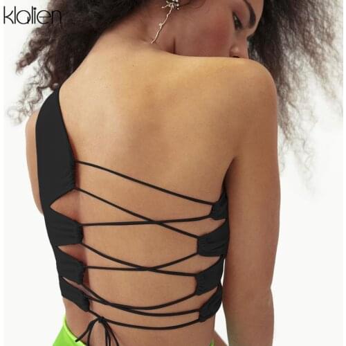 Женские топы с открытыми плечами KLALIEN China At AliExpress