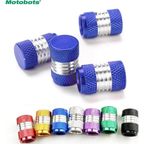 MOTOBOTS 1000pcs Aluminum Alloy Car Motorcycle Truck Wheel Tire Valve Stem Caps Dust Covers 7-Color Black/Red/Green/Blue/Silver