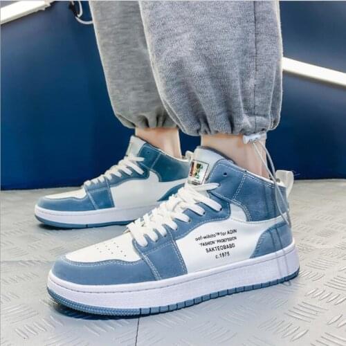 2021 Fashion Sneakers Men Flats Casual Loafers Spring Autumn high top Man Shoes High Quality Trainers Male walking Shoes