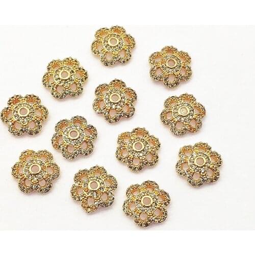 New arrival! 11x10mm 50pcs Cubic Zirconia Base spacers for Handmade Necklace Earring DIY Parts Jewelry Findings & Components
