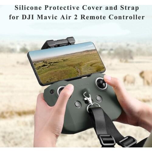 Mavic Air 2 Silicone Protective Cover Strap Dust-proof Scratch-proof for DJI Mavic Air 2 Remote Controller Drone Accessories