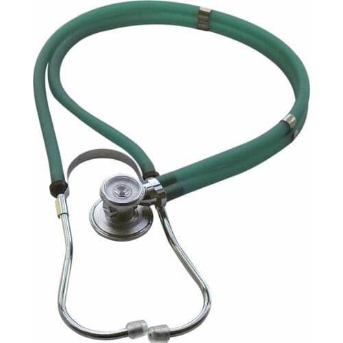 Double Head Stethoscope Professional Transparent Green Auscultation Estetoscopio For Doctor Nurse Student Home Fonendoscopio
