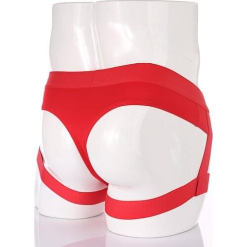 Bikini G String Thong Men Sexy Leg Strap Underwear harness Bulge Pouch Panties T-back Lingerie Underpants Leg Ring Jockstrap