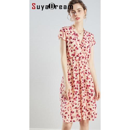 Летние платья с запахом SuyaDream China At AliExpress