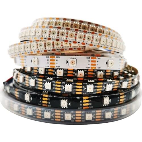 DC12V WS2815 LED Strip (Updated WS2812B/WS2813 ) LED Dual-Signal RGB Pixels Light Individually Addressable 30/60/100/144 Leds/m