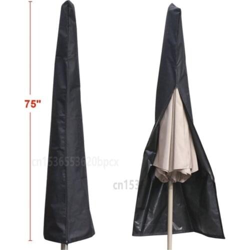 Outdoor Sunshade UV-resistant Oxford Cloth Dust Cover Waterproof Umbrella Cover for Outdoor Seats Garden Patio Umbrella Outdoor