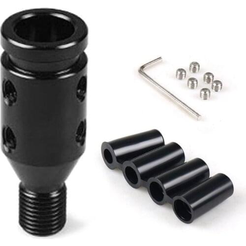 Universal Car Manual Gear Shift Knob Adapter M12x1.25 Aluminum Threaded Shifter