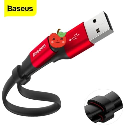 Baseus Portable USB Cable For iPhone 11 Pro Max XS Max XR X 8 7 6 6s Plus 5 se Fast Data Charging Charger Wire Cord Phone Cable