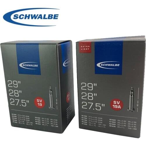 2Pack Schwalbe Bicycle Tubes 27.5/28/29inch MTB Road Bike Schrader Valve Ultralight Inner Tire Cycling Replacement Parts