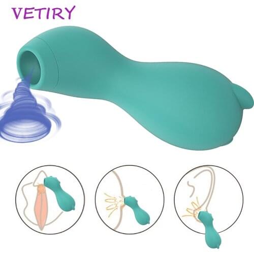 Vagina Sucking Vibrator Blowjob Oral Sex Clitoris Stimulator Nipple Sucker Massage 7 Speeds Sex Toys for Women USB Charging