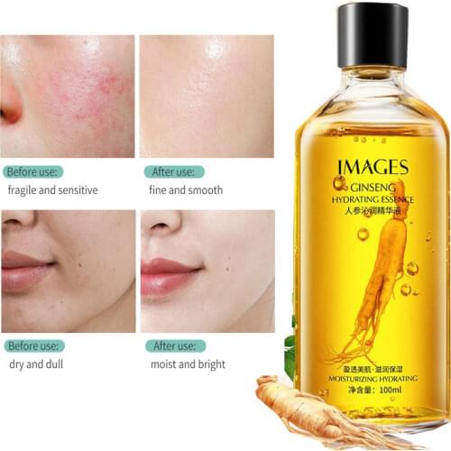 100ml Ginseng Face Serum Anti-Aging Essence Collagen Anti Wrinkle Pore Minimizer Skin Care Serum Facial Liquid Female