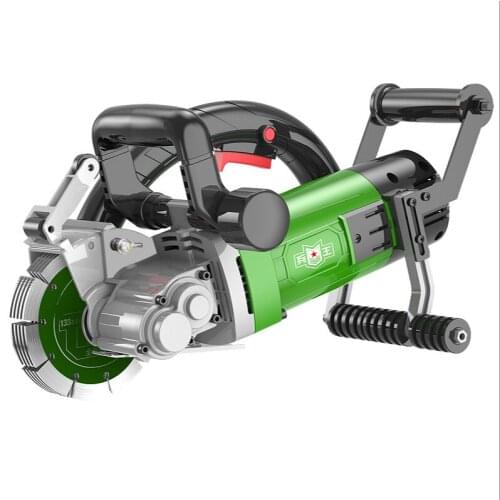 5000W 220V Slotting machine dust-free hydropower installation handheld multifunctional wall concrete wall slotting device