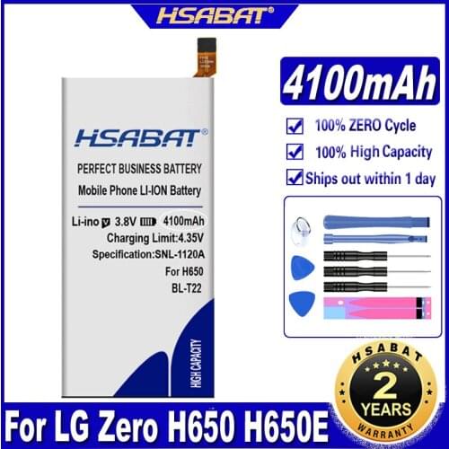HSABAT 3700mAh BL-T22 Battery for LG Zero H650 H650E