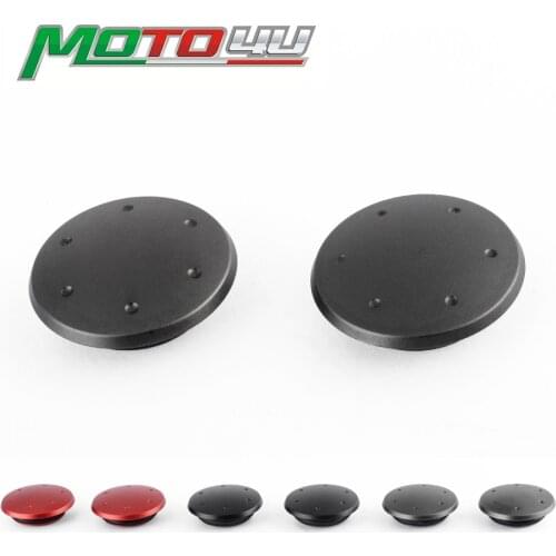 Aluminum Mirror Hole Blanking Plate Cover Left&Right Decorative Covers 2PCS Scooter Accessories For Piaggio Vespa GTS300 GTS 300