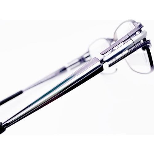 Belight Optical Japan Sharp Design Big Face Cool Titanium Full Rim Frame Men Prescription Eyeglasses Optical Eyewear MF-1224