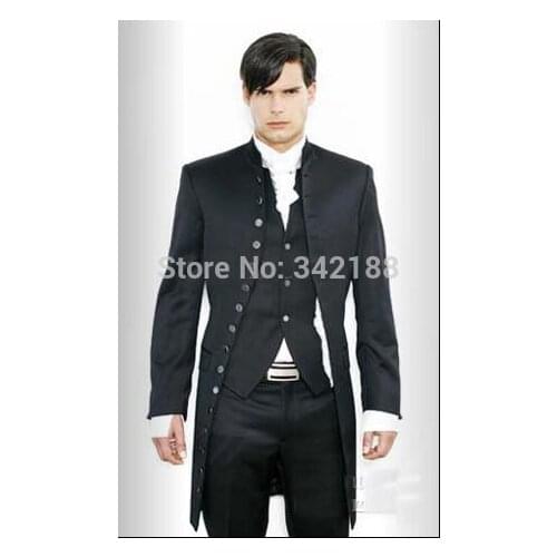 FREE EMS!New Mens stylish slim fit wedding Dress Suit Vest pants/wedding men suits/best man suit
