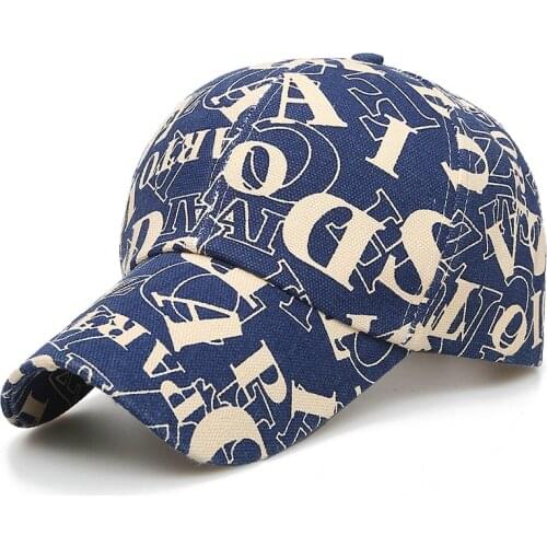 New Casual Women Men Baseball Cap Outdoor Female Male Snapback Cap Adjustable Unisex Letter Print Sport Sun Hat